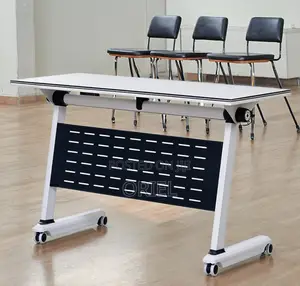 Modern Seminar Study Table : Office Foldable Mobile Training Table