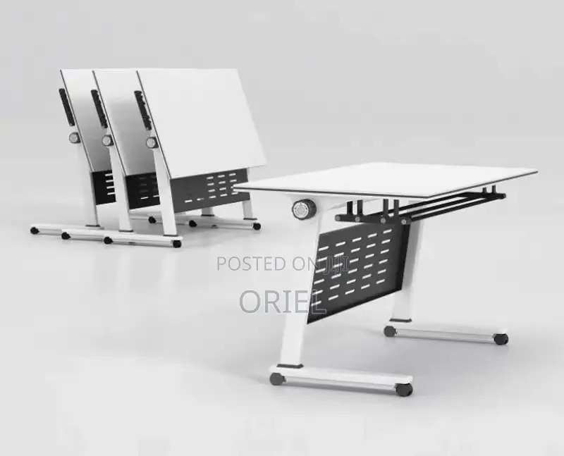Modern Seminar Study Table : Office Foldable Mobile Training Table