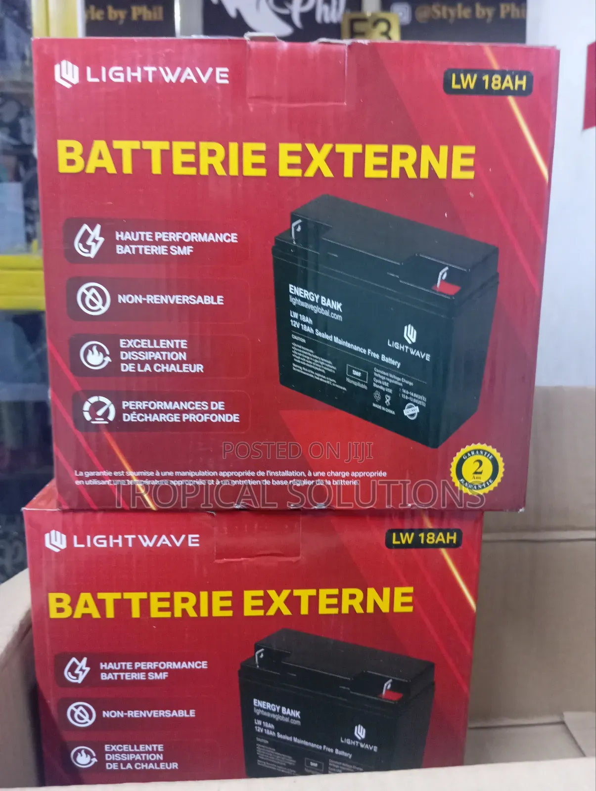 Lightwave Battery 12v by 18ah