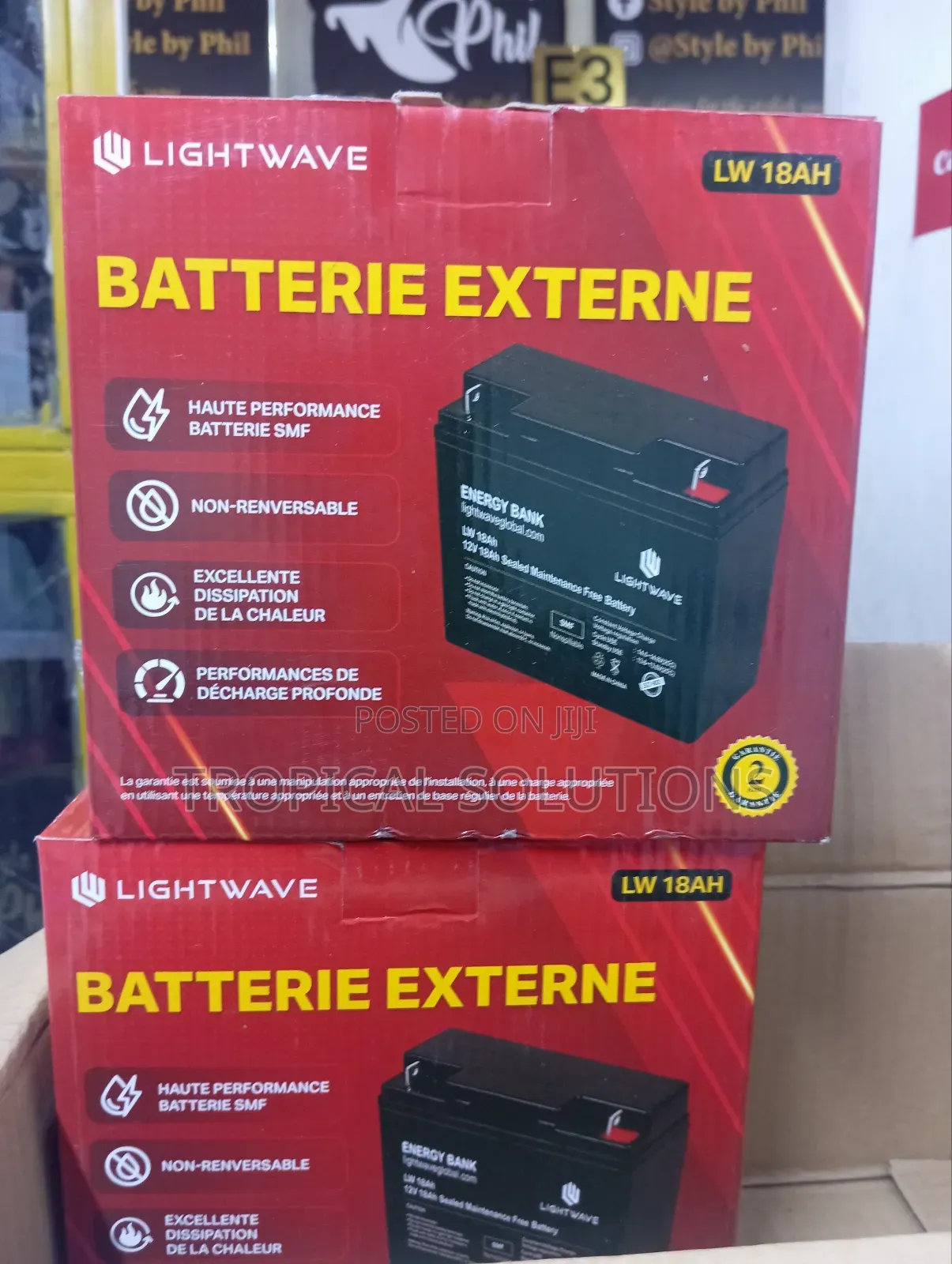 Lightwave Battery 12v by 18ah