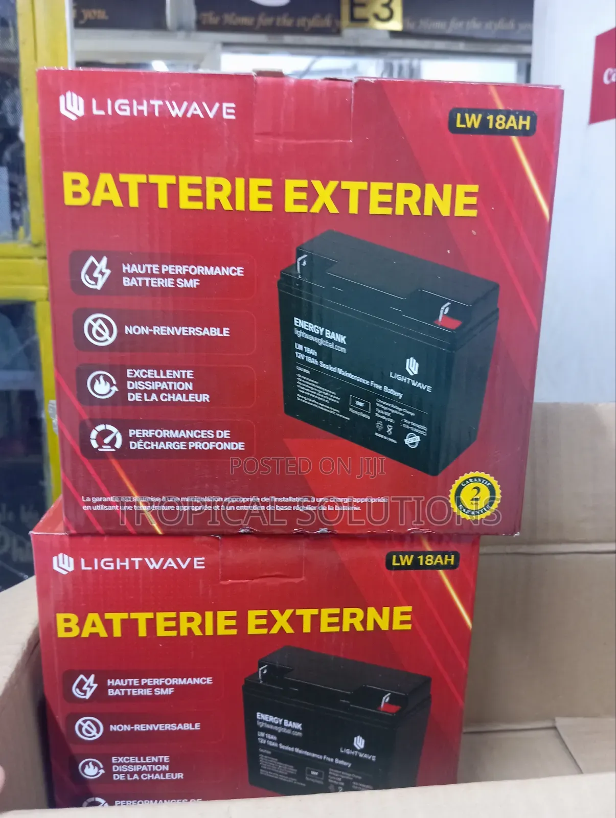 Ups Battery 12v by 18ah Light Wave Battery