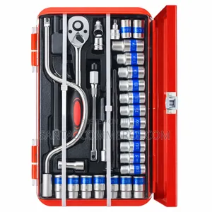 Protorque 40-Piece Heavy Duty Socket Ratchet Wrench Set