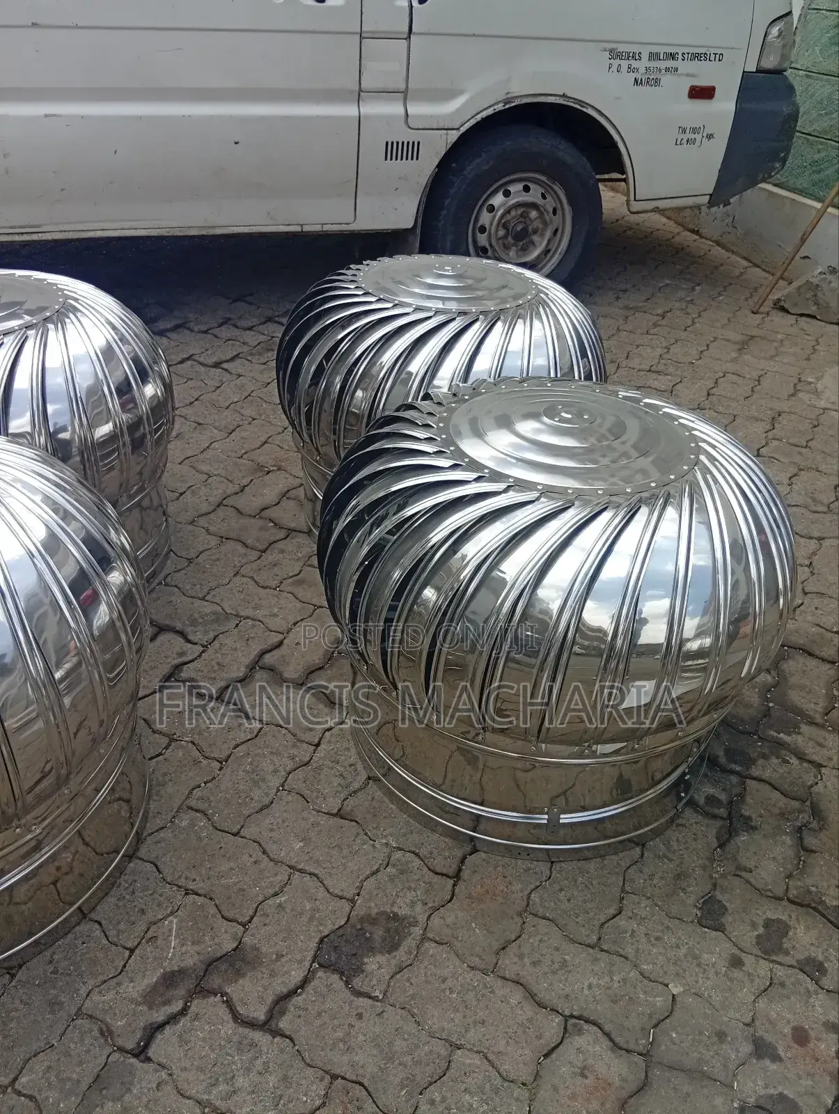 Wind Driven Ventilators /Cyclones Self