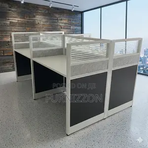 4 Way Office Cubicle Workstation