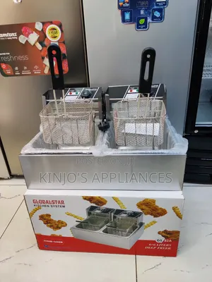 Globalstar 6+6litres Double Deep Fryer