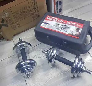 Brand New 20 KGS Chrome Dumbbells