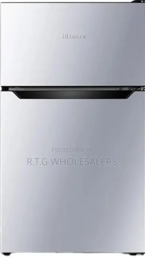 Hisense 91 L Compact Double Door Refrigerator – Silver