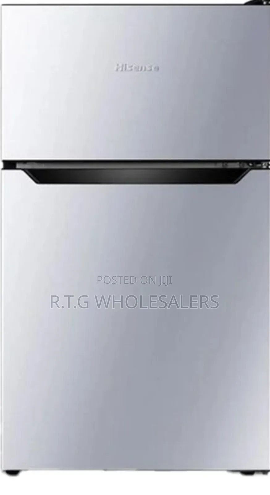 Hisense 91 L Compact Double Door Refrigerator – Silver