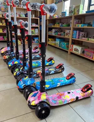 Grafiti Adjustable Kids Scooter With Music and Lights