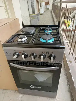 Nunix 50*55cm 3gas+1e Cooker With Electric Oven Rotisserie
