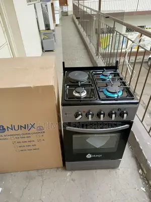 Nunix 50cm*55cm 3gas+1e Cooker With Electric Oven