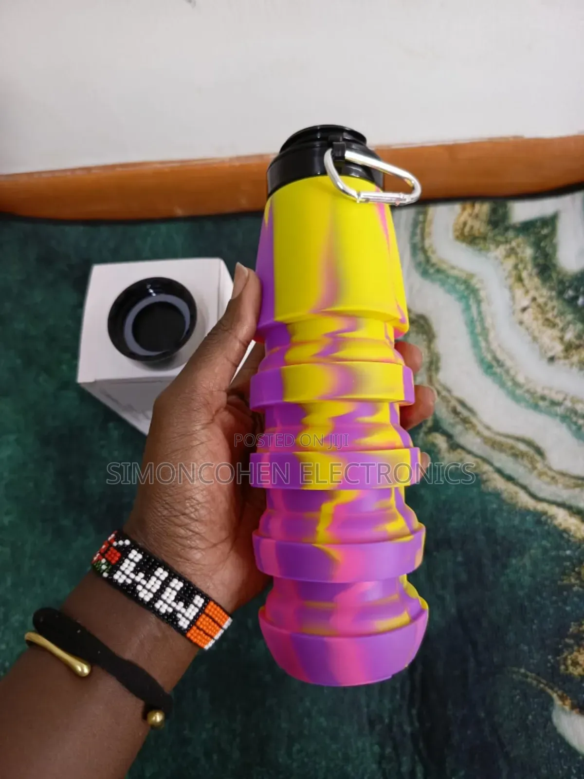 500ml Portable Collapsible Silicone Water Bottle