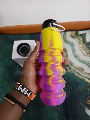 500ml Portable Collapsible Silicone Water Bottle