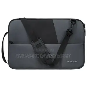 Porodo 16" Laptop Sleeve With Adjustable Shoulder Strap- Grey