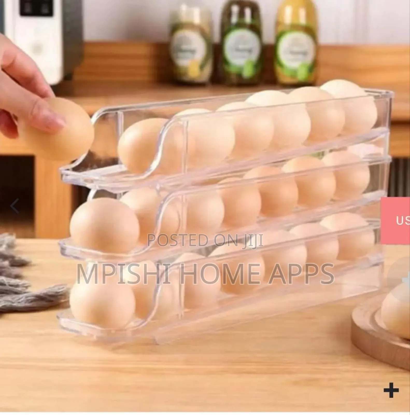3 Layered Rolling Egg Storage Box