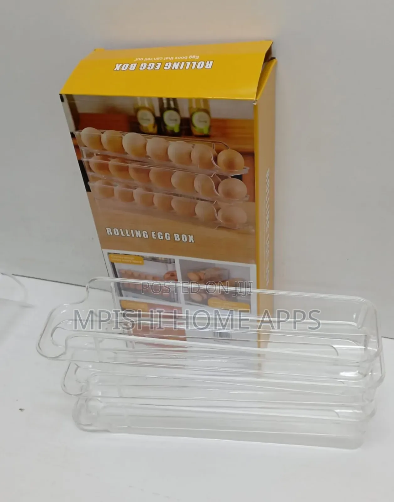 3 Layered Rolling Egg Storage Box