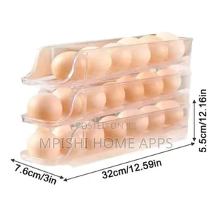 3 Layered Rolling Egg Storage Box