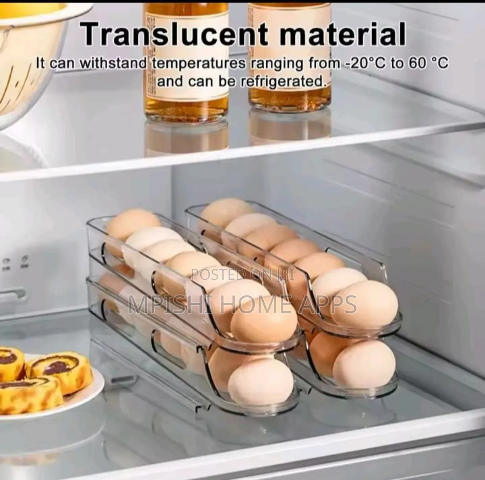 3 Layered Rolling Egg Storage Box