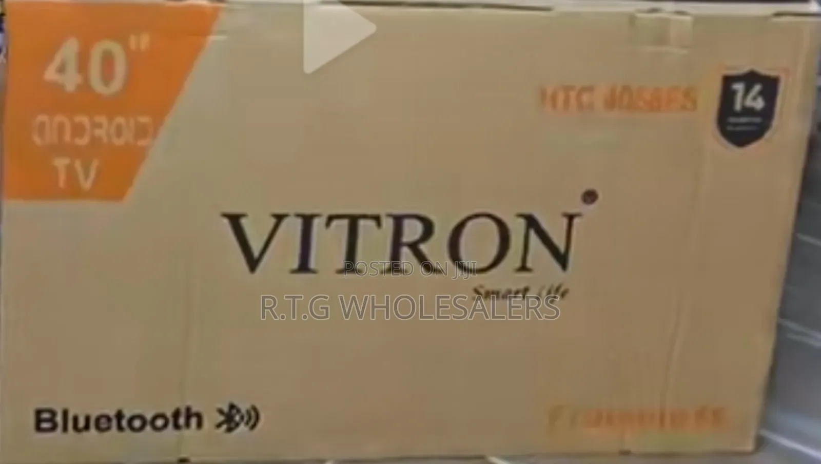 Vitron 40-Inch Android Smart Frameless Led Tv Bt