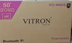 Vitron 50in Smart Android Tv Bluetooth