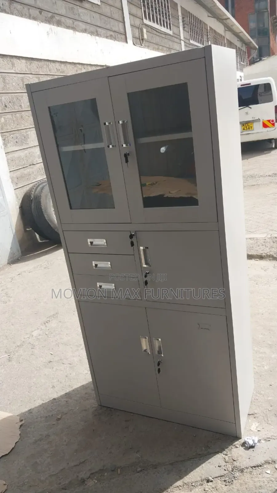 Half Glass New Filling Cabinet