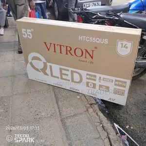 Vitron 55inch Htc55qus Qled Frameless Led Tv (14months Warranty)