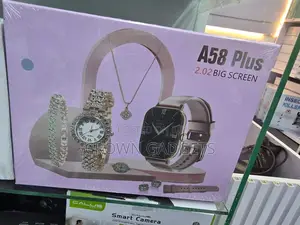 A58 Plus Smartwatch Gift Set for Women 6-in-1 Combo