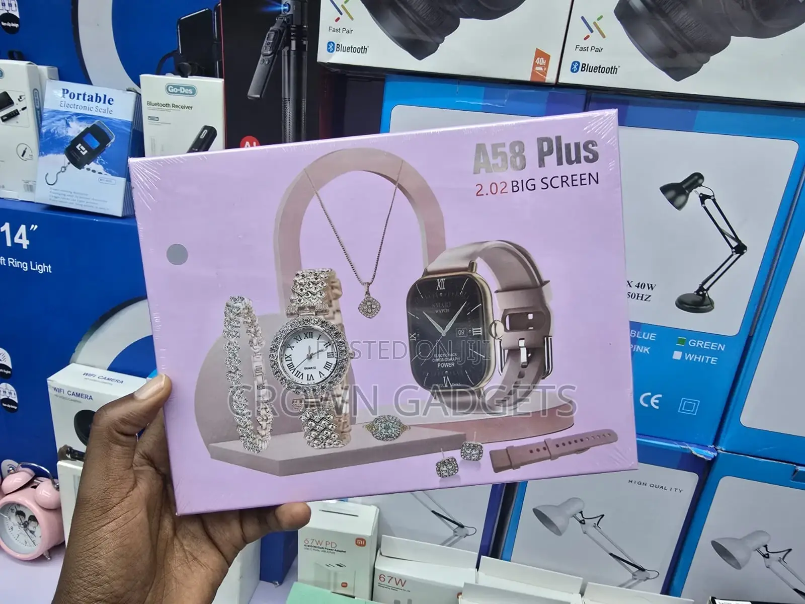A58 Plus Luxury Women Smartwatch Gift Package