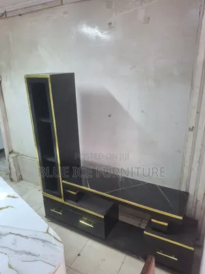 Black Frame Tv Stand