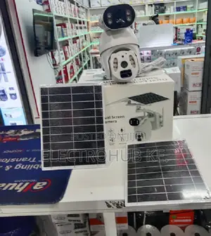 Intelligent Solar Camera - Dual Screen Solar Dual Lens 4g 6mp Camera