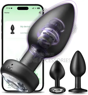 Anal Butt Plug Vibrator Rechargeable With App Control Sex Toy Unisex