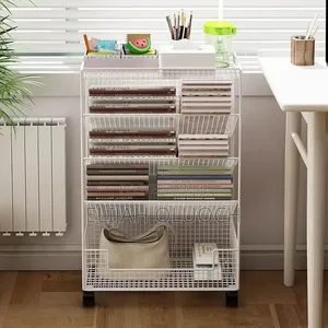 Multipurpose Bookshelf Stand With Wheels