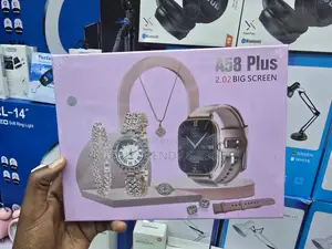 A58 Plus Ladies Smartwatch Set With Bracelet & Necklace