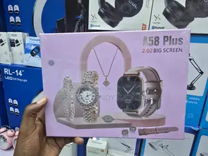 A58 Plus Women Smart Watch Combo Gift Box Set