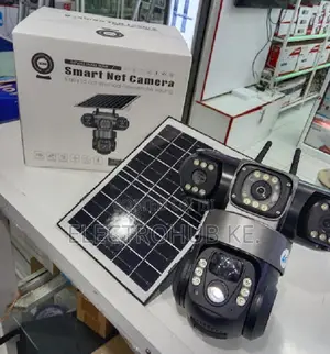 V380pro 4g Cctv Camera Tripple Lens Solar Security Ptz
