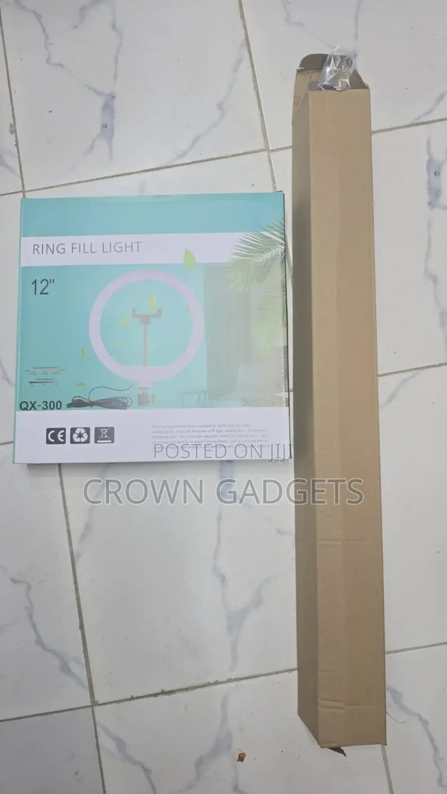12" Dimmable Ring Fill Light for Streaming Makeup