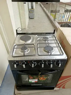 Globalstar 60cm*65cm 3gas+1e Standing Cooker Electric Oven Rotisserie