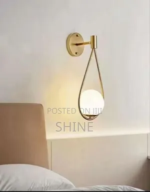 Teardrop Shaped Wall Light
