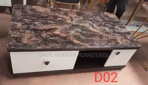 Marble Teble With Drawers