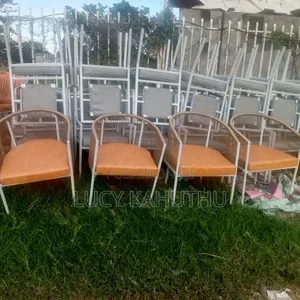 Powder Coated Weaving Outdoor Chairs