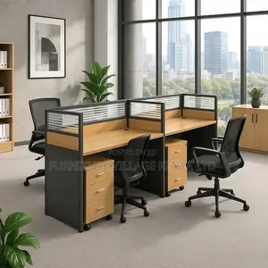 Workstation; 2 Way Straight Office Working Area
