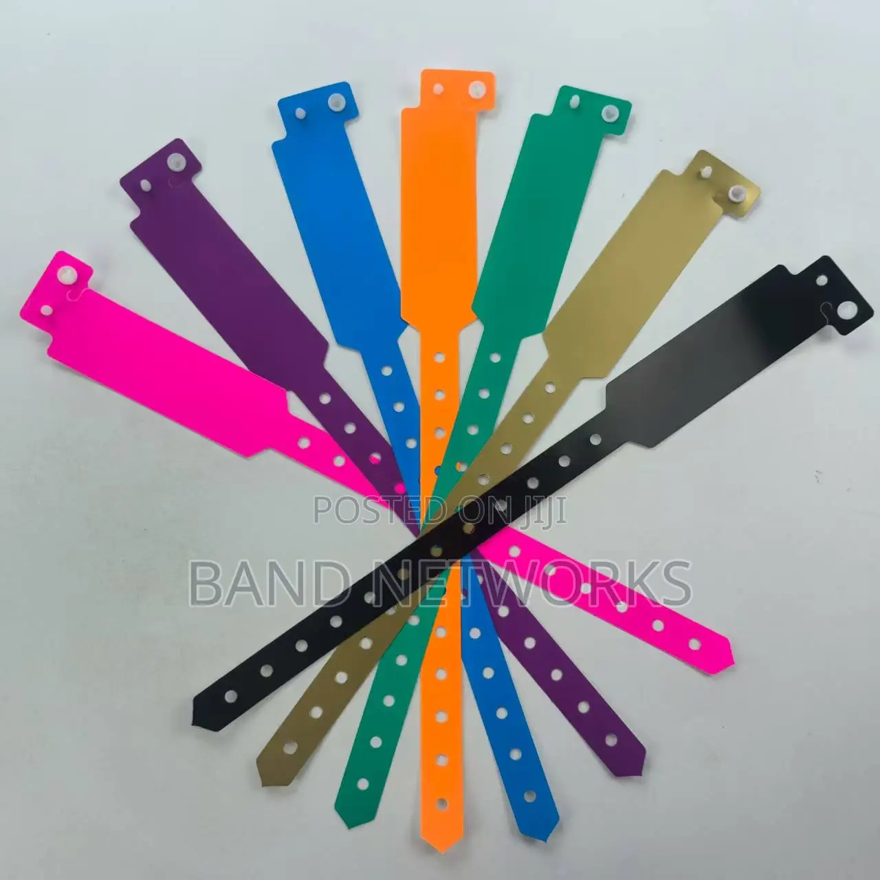 Plastic Wide Face Wristbands