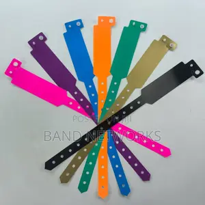 Plastic Wide Face Wristbands