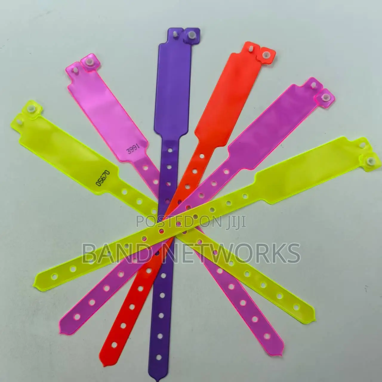 Vinyl Wide Face (Soft Plastic) Wristband
