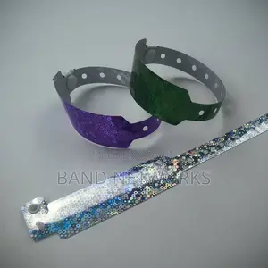 Premium Wide Face Holographic Wristbands