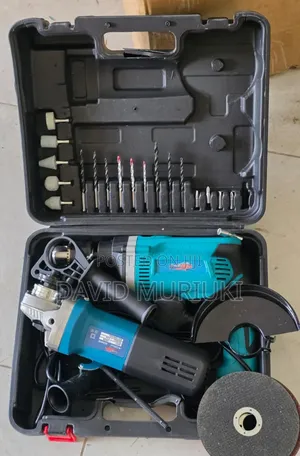 Toolmax Grinder +Drills Combo