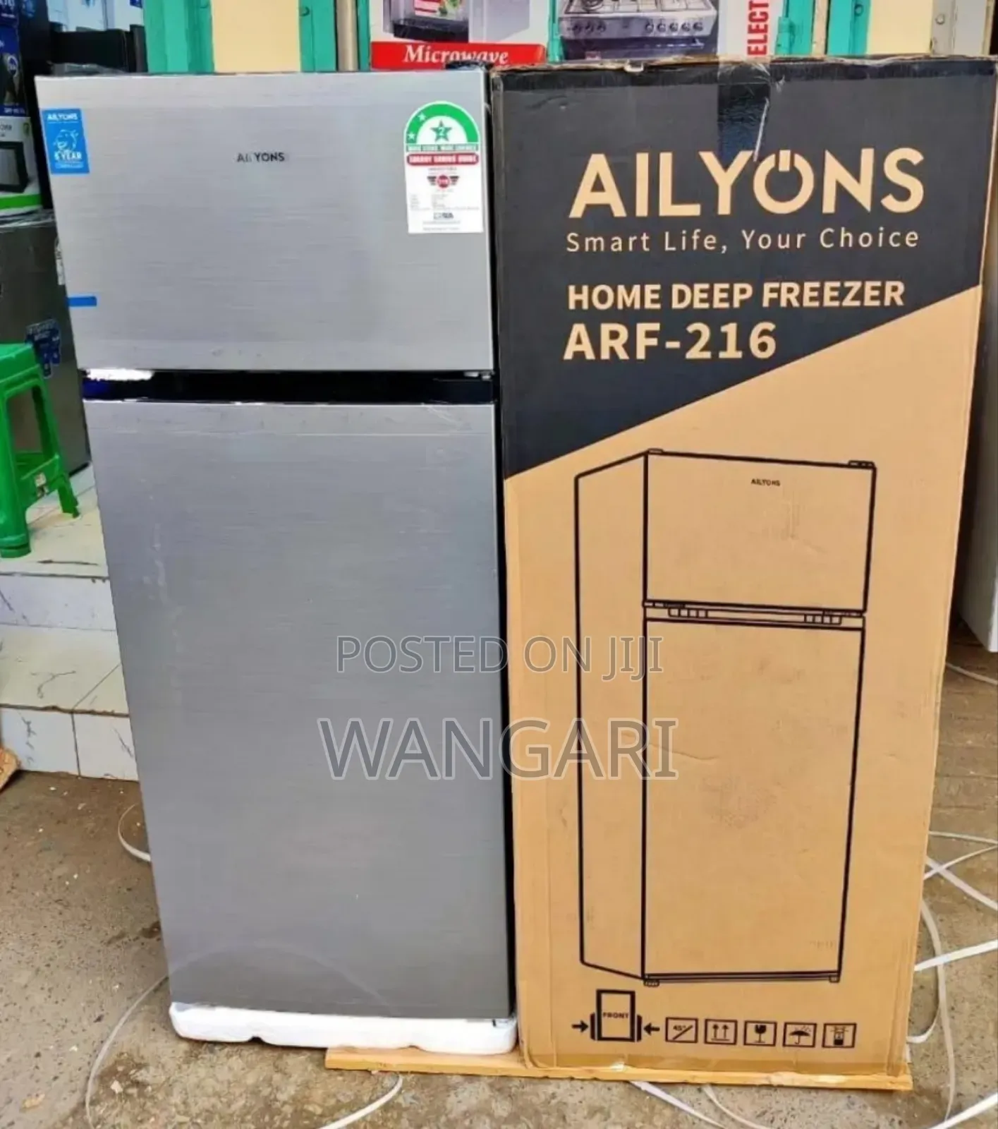 216litres Ailoyns Fridge Double Door
