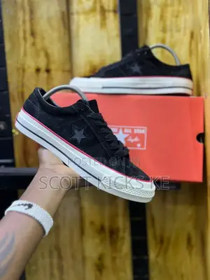Converse One Star Suede Low Black University* "Red Sail"
