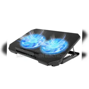 Adjustable Laptop Stand With Cooling Pad