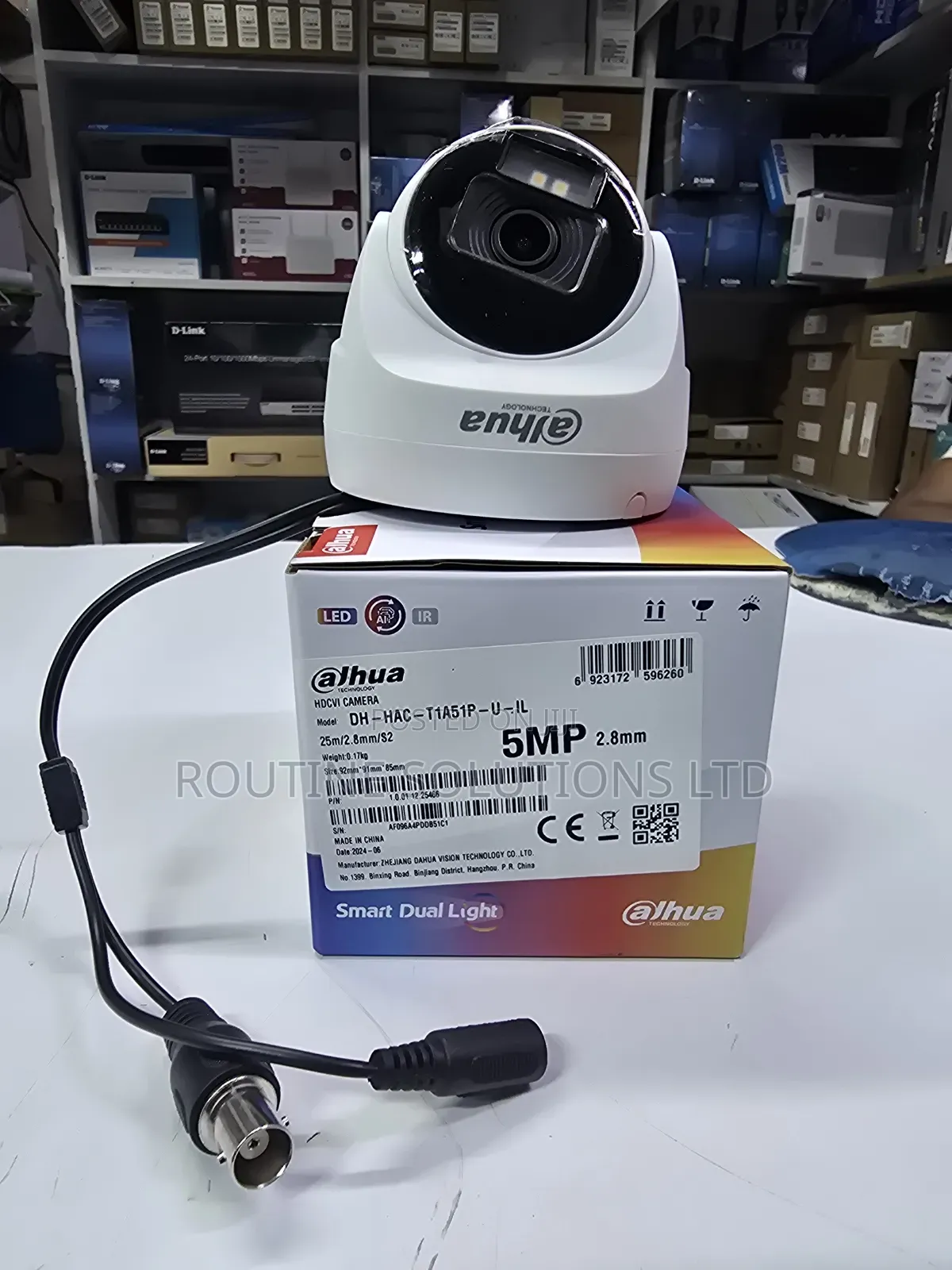 Dahua Hd Dome Camera 5mp 2.8mm Smart Dual Light